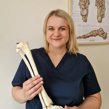 Dorota Widurska, mgr fizjoterapii · ortopodolog